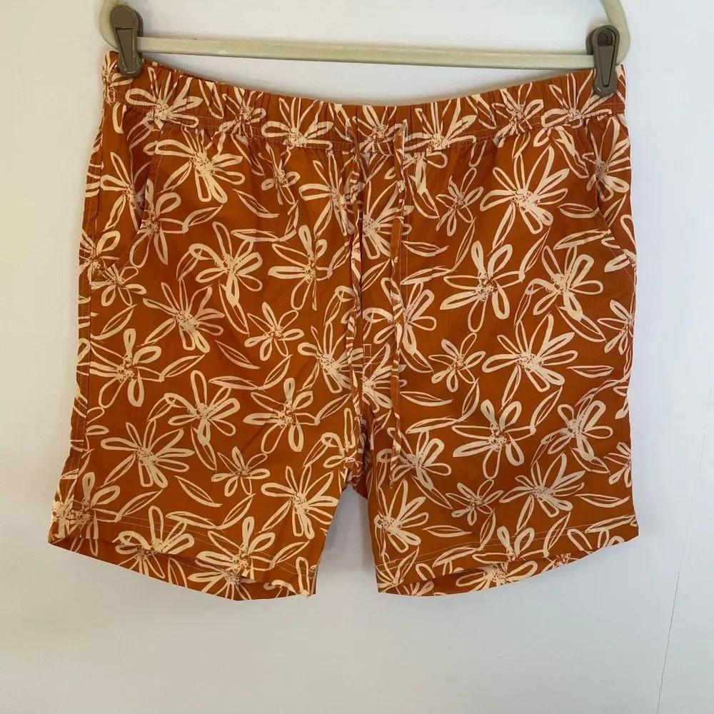 Super Massive Shop Men’s Swimming Trunks | Brown size large NEW WITH TAGS